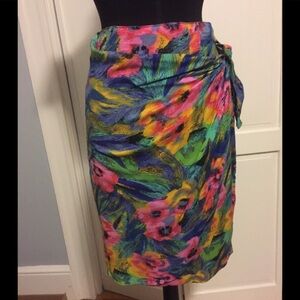 Floral Multicolor Women's Skirt